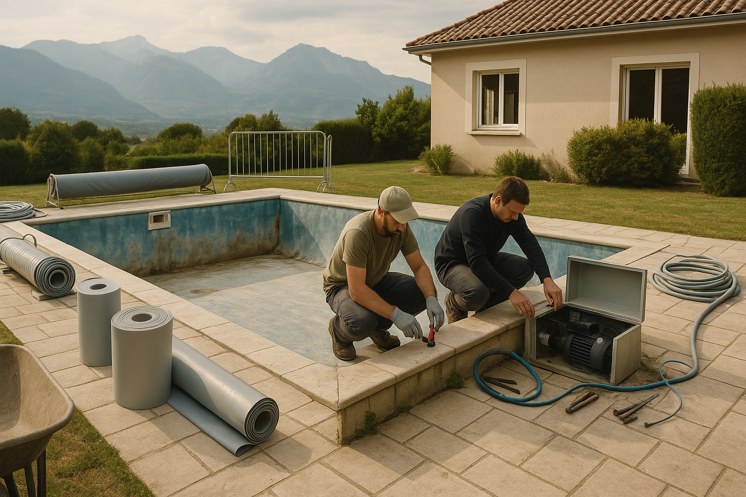 Diagnostic et inspection d’une piscine en Isère
